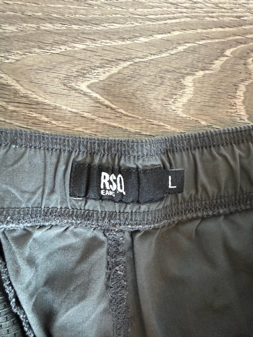 RSQ Men's Casual Drawstring Jogger Pants - Charcoal Gray - Picture 2 of 6